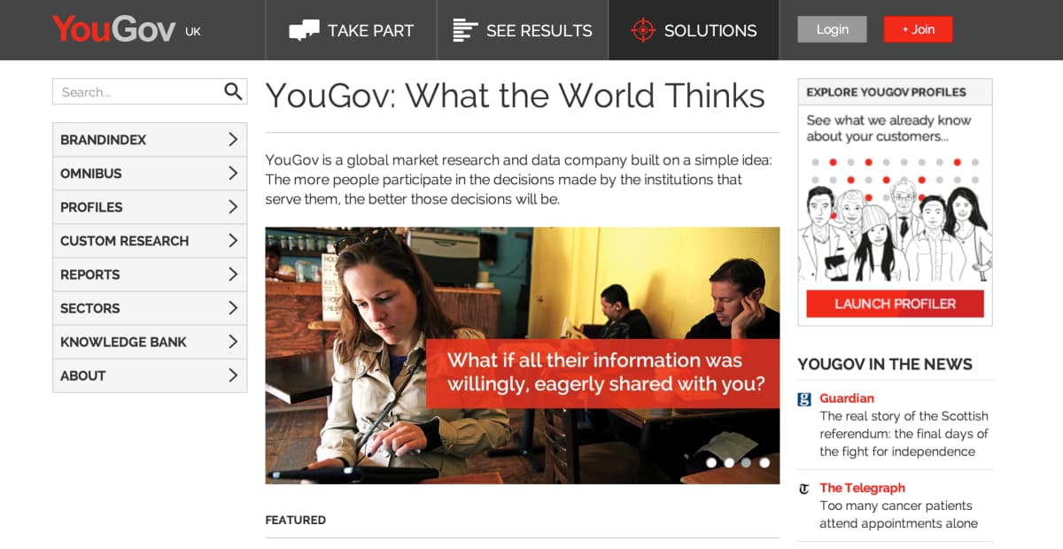 YouGov project